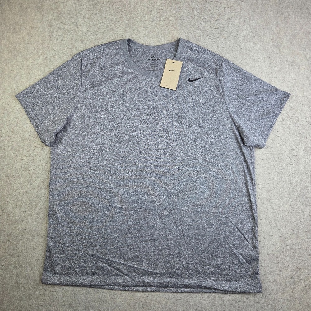 Nike Dri-Fit Legend Tee Shirt Carbon Heather DV7299-091 Men's Size 2XL - NWT